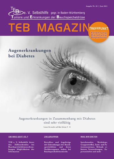 TEB Magazin Titelthema: Augenerkrankungen bei Diabetes