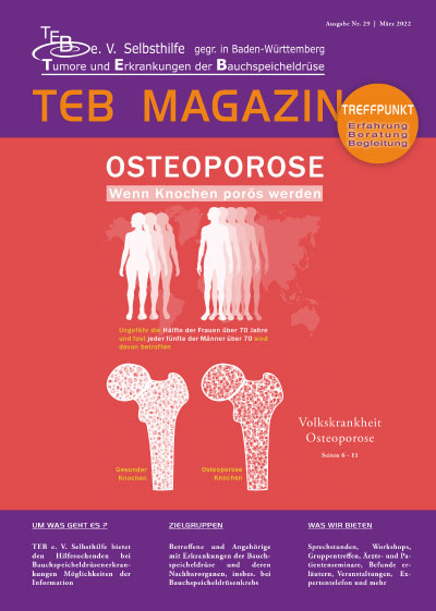 TEB Magazin Titelthema: Osteoporose - Wenn Knochen porös werden